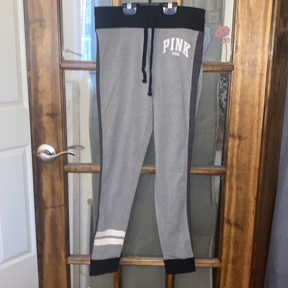 PINK Victorias Secret grey joggers